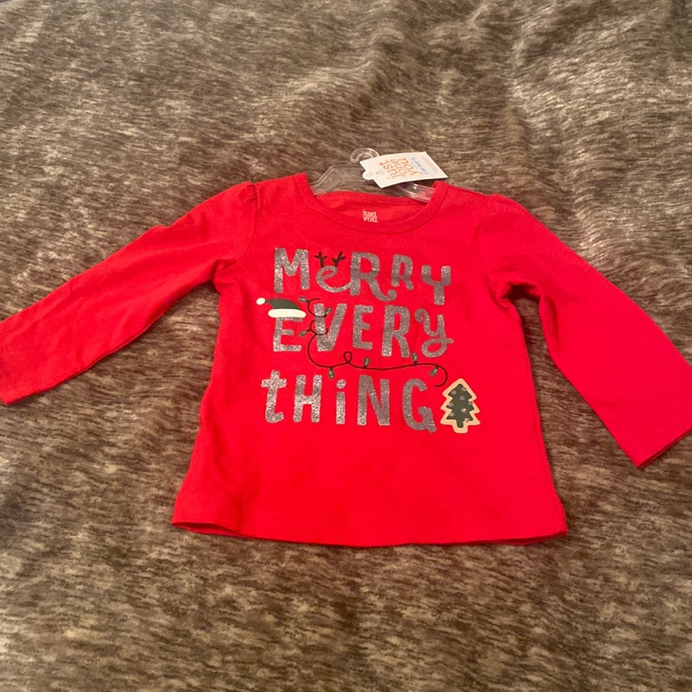 Christmas Merry Everything Holiday Children’s Top
